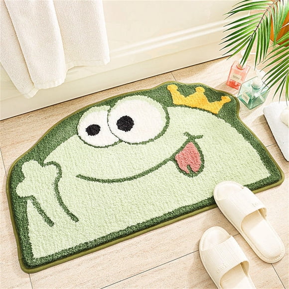 Clearance! 80*120cm Semicircular Bathroom Mat Sanitary Absorbent Mat Household Door Mat Toilet Mat Quick-drying Floor Mat Deals of The Week Todays Deals In #74