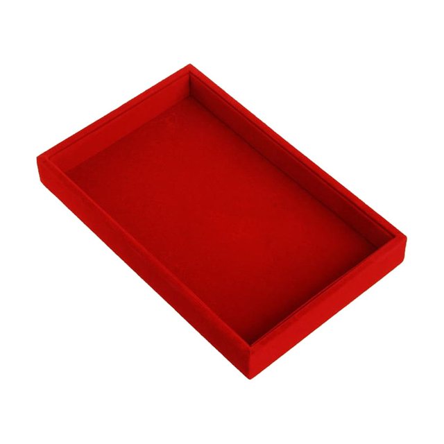 relayinert Bijoux avec Étui de Rangement Compact et Portable pour Bijoux Voyage et Protection Efficace Quotidienne Grand Rouge 1Set