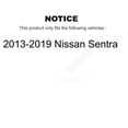 thumbnail image 2 of Transit Auto Rear Coated Brakes Drum and Wheel Hub Bearing Assembly Kit for Car 2013-2019 Nissan Sentra - Left Right Side (Driver Passenger) K7D-100102, 2 of 11