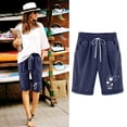 thumbnail image 2 of Birdeem Mode Femmes Short Imprimé Moulant Taille Haute Poche Élasticité Sport Demi-Short Pantalon, 2 of 6