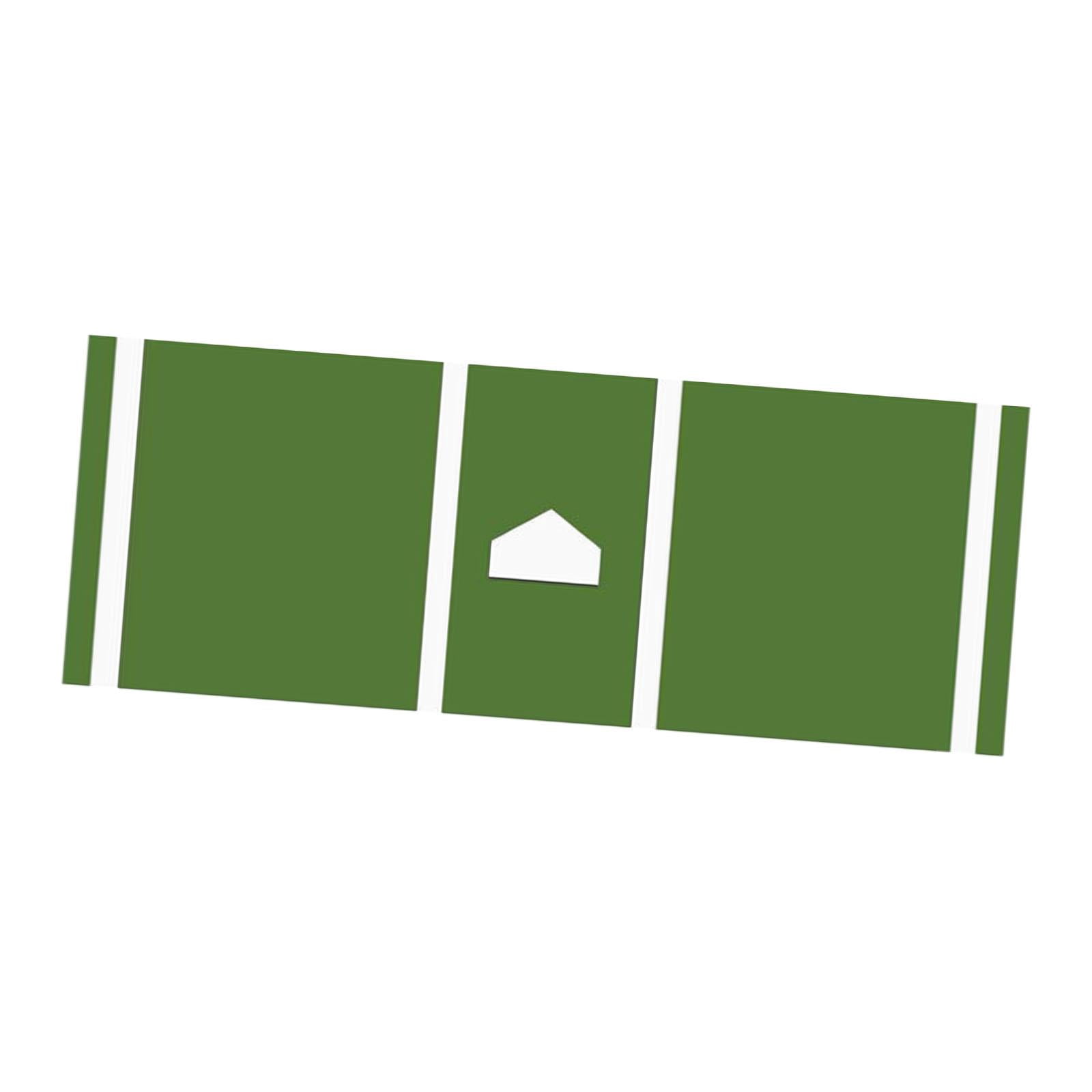 koolsoo Baseball and Softball Hitting Mat Wear Resistant for Beginner Friends and Family green