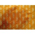 thumbnail image 4 of oneOone Cotton Silk Fabric Circle|Leaves & Paisley Block Print Sewing Fabric BTY 42 Inch Wide, 4 of 4