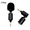thumbnail image 1 of GLFILL Flexible Mini Microphone Straight 3.5mm 2/3/4Pole Wireless Microphone Connector Mic For Live Broadcast Speech Report Interview 3 Pole, 1 of 8
