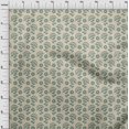 thumbnail image 4 of oneOone Polyester Spandex Light Brown Fabric Asian Floral Block Craft Projects Decor Fabric Printed By The Yard 56 Inch Wide, 4 of 4