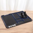 thumbnail image 3 of KAKOWELY Car Phone Holder Multifunctinal Car Instrument Panel Storage Mat Mobile Phone GPS Bracket Non-Slip Mat (Blue)9.69"X7.28"X0.2", 3 of 5