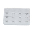 thumbnail image 1 of Baohd Rallonge de Bretelle Rallonges de Soutien-Gorge Boucle 4 Crochets Respirant Accessoires Pratiques Réglable Remplacement 3 Rangées sous-Vêtements Gris Argenté Clair, 1 of 6