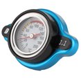 thumbnail image 3 of Radiator  Car Radiator Cover Thermostatic Gauge  Radiator  W/temp Gauge Radiators Parts Universal Thermostatic Radiator  Water  Cover Leakproof W/Temperature Gauge, 3 of 8