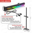 thumbnail image 1 of GT8 Horizontal GPU Support 5V ARGB Bracket Support Computer Video Card Stand GPU Holder PC Case Cooling Kit Black Set 1Set, 1 of 6