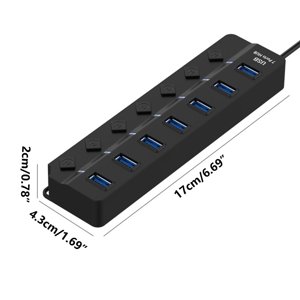 Hub Usb pour Hubs pour Ordinateur portable & Gadgets Usb -Hub 2.0 Hub quatre Port Expander Usb Diviseur d'ordinateur Usb Splitter pour ordinateur portable