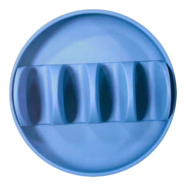Support Support Étagère avec Séparateurs Support Divisé Plateau de Service Plat en Silicone Réutilisable Assiettes de Cuisine pour Servir Gril Extérieur