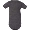 thumbnail image 3 of Bella Canvas Baby Jersey One Piece, 12-18, Dark Grey Heather, 3 of 3