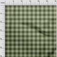 thumbnail image 2 of oneOone Cotton Poplin Light Green Fabric Gingham Check Sewing Craft Projects Fabric Prints By Yard 56 Inch Wide, 2 of 4