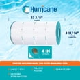 thumbnail image 3 of Hurricane HF8311 Cartouche de Filtre de Remplacement pour Spa PXST100 et Unicel C-8311, 3 of 7