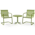 thumbnail image 1 of Crosley Gracie 3 Piece Metal Patio Conversation Set in Oasis Green, 1 of 2