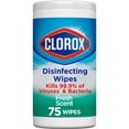 thumbnail image 4 of Clorox Disinfecting Wipes, Fresh Scent, 75 Count, Multi-Pack of 3 Canisters, 4 of 4