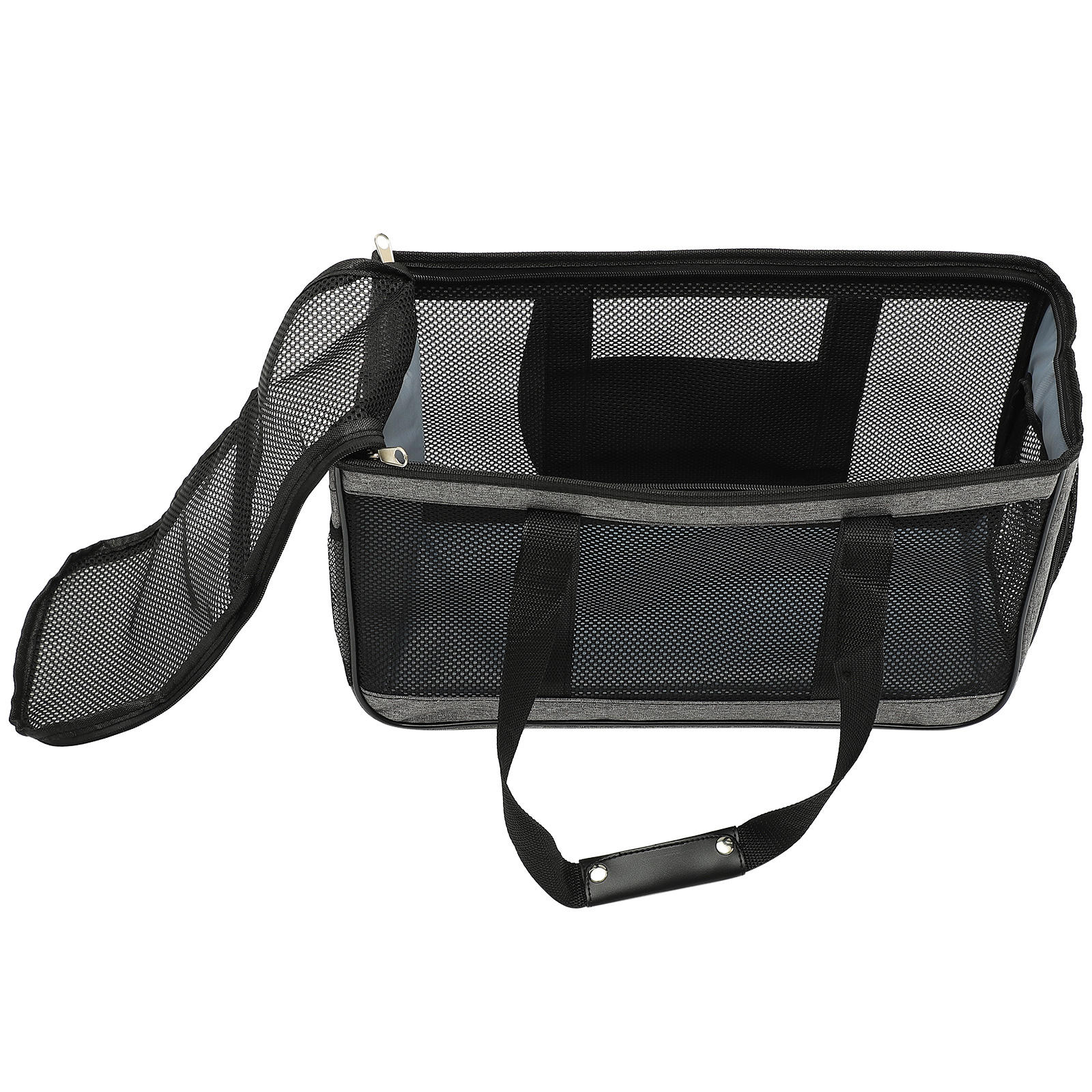 HEATSHAKING Cat Carry Case 43X29X19Cm Breathable Design Pet Carrier for Cats Wear-Resistant 1Pcs