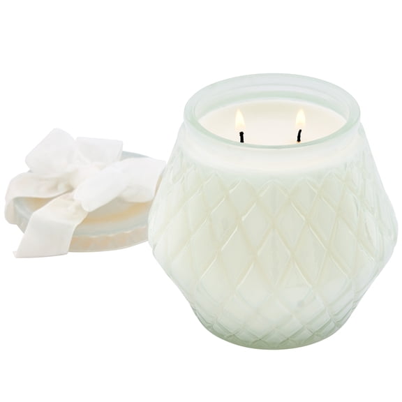 Better Homes & Gardens 1-Wick Glass Candle, Whipped Meringue and Maple, 8 oz