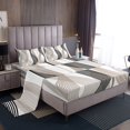 thumbnail image 1 of Erosebridal Checkered Geometry Bed Sheets Set Full Size, Chic Tan Bed Sheets Full, Mid Century 4 Pieces, 1 of 7