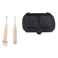 thumbnail image 2 of Non Stick Sandwich Pan,Sandwich Pan Double Sided Double Sided Frying Pan Dual Sandwich Maker Optimal Efficiency, 2 of 8