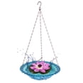 thumbnail image 1 of Liyamei Hanging Bird Bath With Solar Functional Bird Bath Bubbler Birdbath Water For Hummingbird Feeder Drinking, 1 of 3