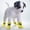 C, variant on Dog Cat Boots Pet Shoes Protective Footwear for Indoor Outdoor Walking with Non- Sole Design 4PCS