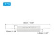 thumbnail image 2 of Unique Bargains 5Pcs 47 Ohm Resistors, 10W Ceramic Cement Resistor Power Cement Resistor Kit Tolerance 5% for Power Adapters Audio, 2 of 4