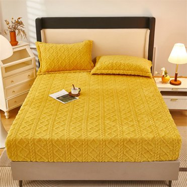 Amzcrzy Facecloth Bedsheet Bedsheet Winter Bedding Upholstered Bedspreads Mattress Protectors Thickened Bedspreads Facecloth Bedsheet Bedspread & Coverlet Sets Bedding Bedding Comforter Sets