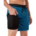 thumbnail image 1 of Shorts de Bain pour Hommes 5 Pouces à Séchage Rapide avec Poche Zippée de Compression, 1 of 19