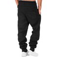 thumbnail image 2 of Faithtur Men Athletic Pants, Elastic Waist Drawstring Trousers Fall Casual Pants with Pockets, 2 of 5
