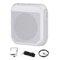 thumbnail image 1 of Voice Amplifier 2200mAh Megaphone Speaker Personal Voice Amplifier for Classroom White, 1 of 9