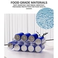 thumbnail image 5 of Cat Food Storage Rolling Soda Can Organizer for Refrigerator, Double-Layer Beverage Can Holder Storage Dispenser for Fridge Rack Freezer, Clear Plastic Beer Storage Canned Food Pop Cans Container, 5 of 5