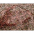 thumbnail image 4 of oneOone Silk Tabby Fabric Floral & Paisley Block Printed Craft Fabric BTY 42 Inch Wide, 4 of 4