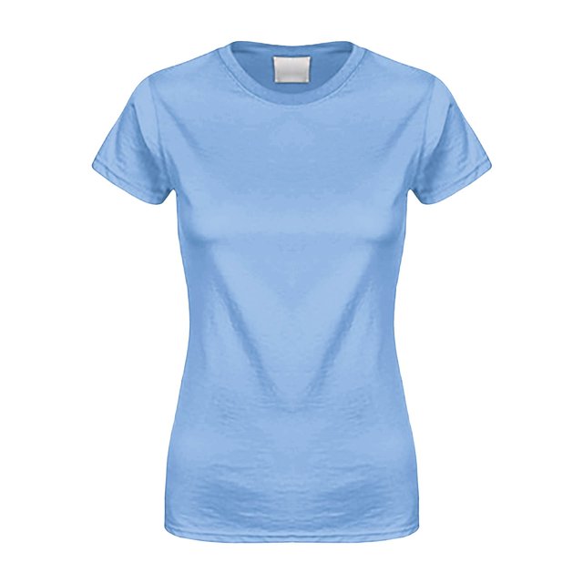 T-Shirt de Protection Solaire à Manches Courtes pour Femmes, Ajusté, Yoga, Course, Gym, Entraînement, Basique en Coton, Col Rond, Longueur Tunique, B TTG