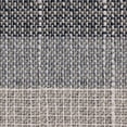 thumbnail image 4 of 2-ft x 5-ft Wicklow Canvas Woven Low Profile Non-Slip Grey Floor Mat Runner, 4 of 6