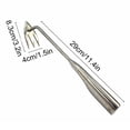 thumbnail image 2 of EGNMCR Tools&Home Improvement Multifunctional Weeder Stainless Steel V-Shaped Weeding Tool Light Duty Hand Weeder For Garden Weeder Shovel Tools With Non-Slip Handle Stainless Steel Multifunctional, 2 of 2