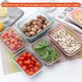 thumbnail image 4 of Binwennn Stash Container Glass Food Storage Containers Glass Food Storage Containers Meal Prep 3 Fruit Fruit Containers With Tureen Bowl Clear Container Container Sealed, 4 of 6