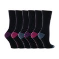 thumbnail image 1 of Gentle Grip - 6 Pairs Ladies Gentle Grip Non Elastic Crew Socks, 1 of 2