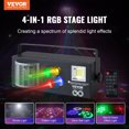 thumbnail image 2 of VEVOR Lumières de Scène, 4 en 1 Lumières de Fête RGB, Motif LED Stroboscopique, 2 of 9