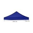 thumbnail image 3 of Apmemiss Clearance Canopy Replacement Top Only, Waterproof Pop Up Canopy Tent Top Cover with Ropes, Instant Canopy Top Sunshade Sliver Coated for Outdoor Garden Patio Camping, 3 of 6