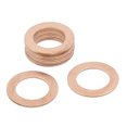 thumbnail image 1 of Unique Bargains 15mm Inner Dia Copper Crush Washers Car Flat Sealing Plate Gaskets Rings 10pcs, 1 of 3