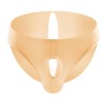thumbnail image 1 of EOYWHK Ice Silk Underwear for Men Soft Stretch Brief Open Crochet Garters Low Rise Seamless Underwear with Pouch, 1 of 3