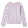 thumbnail image 1 of George Girls' Cable Knit Sweater, 1 of 2