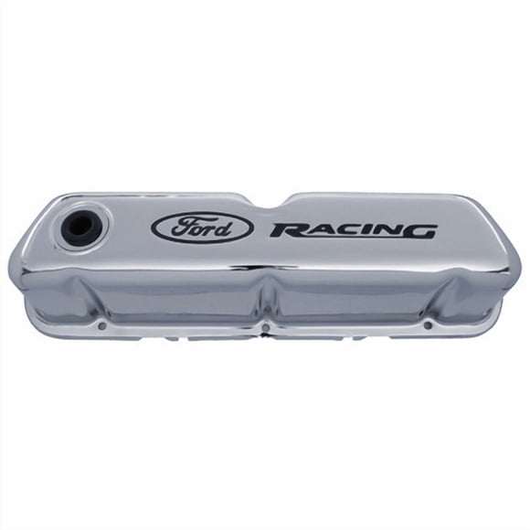 Fits 1900-1900 Ford Small Block 221-351W Ford Performance Valve Cover 302-071 Fits Ford 289/302/351W Engines; Tall Valve Cover; With Oil Fill Hole; With Oil Breather Grommet; With Baffle