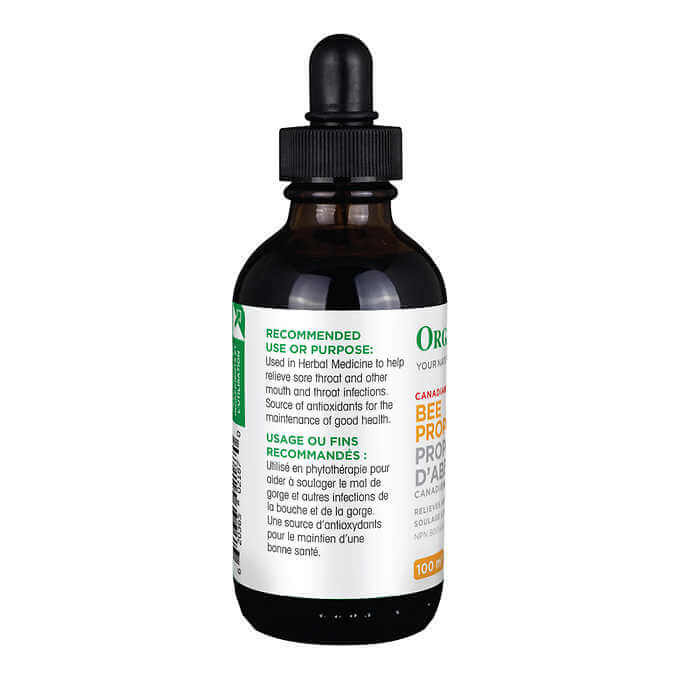 Organika Bee Propolis 167 mg Liquid, 2 x 100 mL | Immune and Respiratory Support