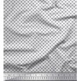 thumbnail image 1 of Soimoi Velvet Fabric Dot & Floral Small Decor Fabric Printed Yard 58 Inch Wide, 1 of 3