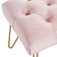 thumbnail image 2 of Banc contemporain – rose et doré, 2 of 8
