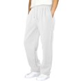 thumbnail image 4 of Men‘S Casual Solid Jogging Elastic Mid Waisted Sports Pants With Pockets Streetwear, 4 of 9
