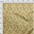 thumbnail image 3 of oneOone Velvet Yellow Fabric Tropical Sewing Craft Projects Fabric Prints By Yard 58 Inch Wide, 3 of 4