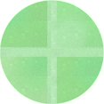thumbnail image 1 of Ahgly Tapis Rond Lavable en Machine Intérieur Transitionnel Vert, 6 Pieds Rond, 1 of 7
