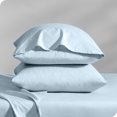 thumbnail image 1 of Bare Home Percale Weave Pillowcase Set - 300 Thread Count - 100% Organic Cotton - Standard, Winter Blue, 1 of 4